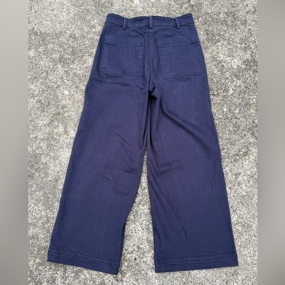Everlane The Utility Straight-Leg Pants in Gorgeous Navy Color - Picture 11 of 14